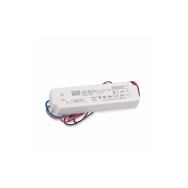 Meanwell LPV-60 24 LED Power Supply Transformer 24 V /