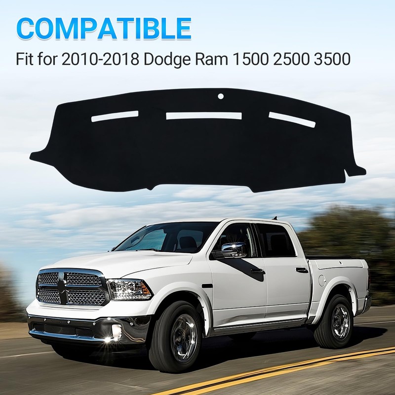 Dash Cover Mat Compatible with 2010 2011 2012 2013 2014