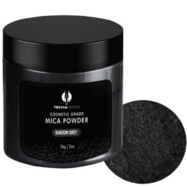Shadow Grey Mica Powder for Epoxy Resin 56g / 2oz. Jar - Techarooz 2 Tone Resin Dye Color Pigment Powder for Lip Gloss, Nails, Colorant for Slime Bath Bombs Soap Making & Polymer Clay