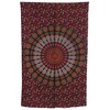 Indian hippie Bohemian psychedelic peacock mandala wall hanging bedding tapestry