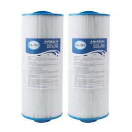 AMIBRON 5CH-352 Replaces Marquis Spa Filter, Compatible With PPM35SC-F2M,FC-0196, Marquis 35, Marquis Spa 20042, 20092, 70-0240, 370-0242, 370-0243, 2" Male Fine Thread 35 sq.ft. Hot Tub Filter 2 Pack