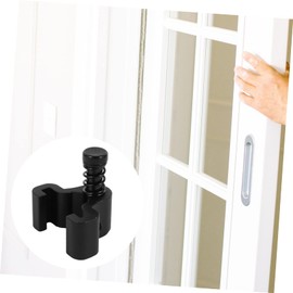 TEHAUX 1Pc Sliding Barn Door Stopper Durable Black Door Stoppers for Smooth Operation Impact Minimization for Home Office Use