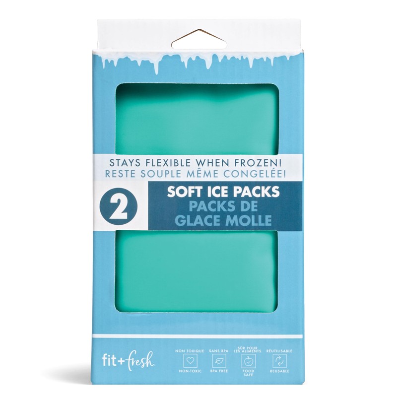 Fit & Fresh Cool Coolers 2 Pack Soft Ice for