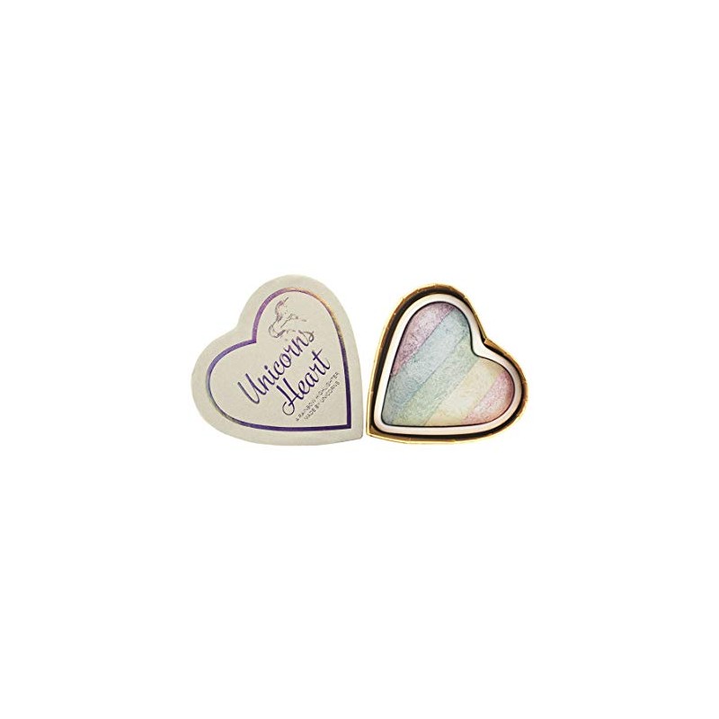 Makeup Revolution London Heart Makeup Highlighter - Unicorns Heart, Mixed