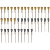 Niupika 3mm Steel Cleaning Brushes for Dremel Grinding Tools 40pcs