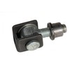 UHRIG Adjustable gate hinge M12, partially galvanised, with weld nut,