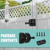 Moosyne Black Magnetic Gate Latches, Fences Side Pull, Magnetic Latch