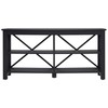 Henn&Hart Rectangular TV Stand for TV's up to 55" in