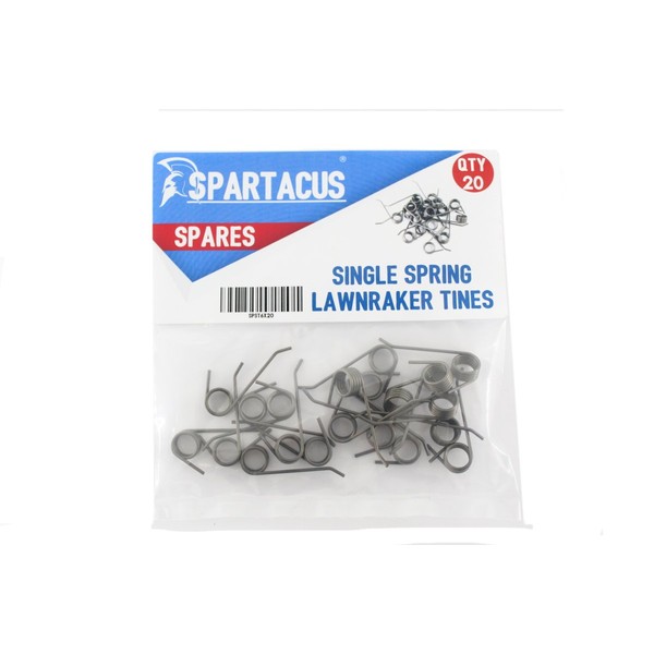 Spartacus 20 x Replacement Lawn Raker Scarifier Tines Tynes For Draper 45544