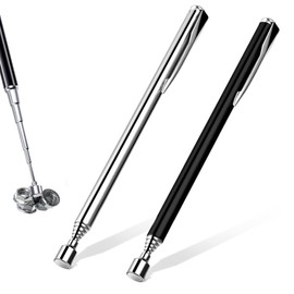 2 Stück Stabmagnet Ausziehbar Magnetstab Teleskopmagnet Bis Zu 64CM Magnetic Pick-Up Tool Magnetheber Edelstahl Magnetgreifer Für Schlüsseln,Münzen,Schrauben,Schlüssel Metallteile