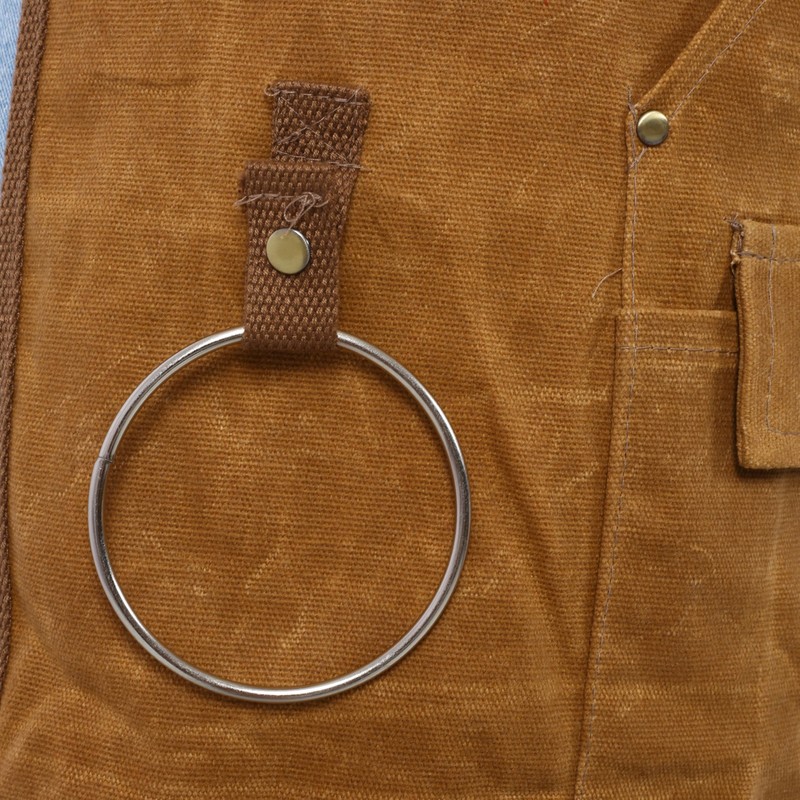 LJLB Durable and Adjustable Waxed Canvas Tool Apron for Professionals,