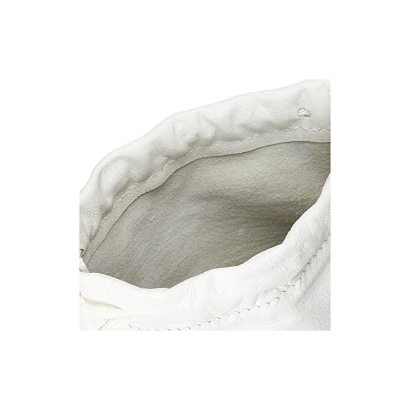 Tsuge #78305 Boxwood Leather Pipe Pouch, White