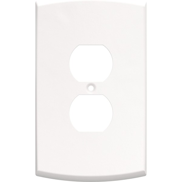 Franklin Brass W35892K-PW-CP Soft Arch 1-Gang Oversized Duplex/Outlet Cover Wall