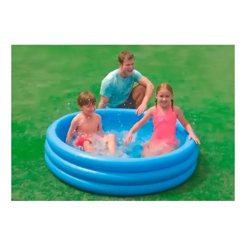 Alberca inflable redonda Intex Crystal Blue 58426 de 1.47m x