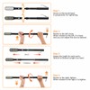 Gobiteli Toe Cleaning Brush, 18.8"-25.9" Telescopic Long Handle Foot Brush,Foot
