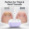 Electric Nail Clipper for Seniors, Rechargeable Automatic Trimmer with LED