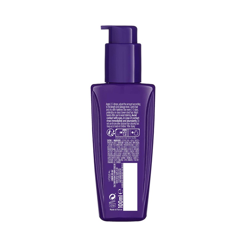 L'Oreal Paris Elvive Colour Protect Purple Anti-Brassiness Hair Oil For