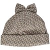 Sterntaler Girls Beanie Bow Checked Hat, Pink Mel.