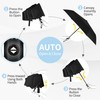 Seniny Windproof Travel Umbrella, Automatic Umbrellas for Rain, Portable &
