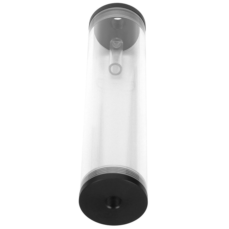 Water Cooling Tank Acrylic Cylindrical 3‑Hole G1/4 Thread Reservoir Computer