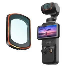REYGEAK for Osmo Pocket 3 UV Lens Protection Filter, 30 Multi-Coated UV Filter Compatible with DJI Osmo Pocket 3, Aluminum Alloy Frame (UV)