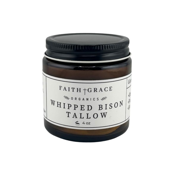 Organic Grass Fed Bison Tallow Moisturizer - All purpose moisturizer