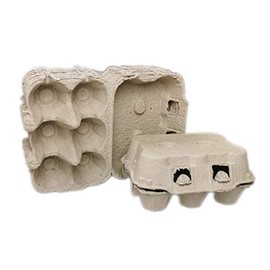 Ingbertson egg boxes for chicken eggs - no print - egg boxes / egg trays / egg cartons, grey