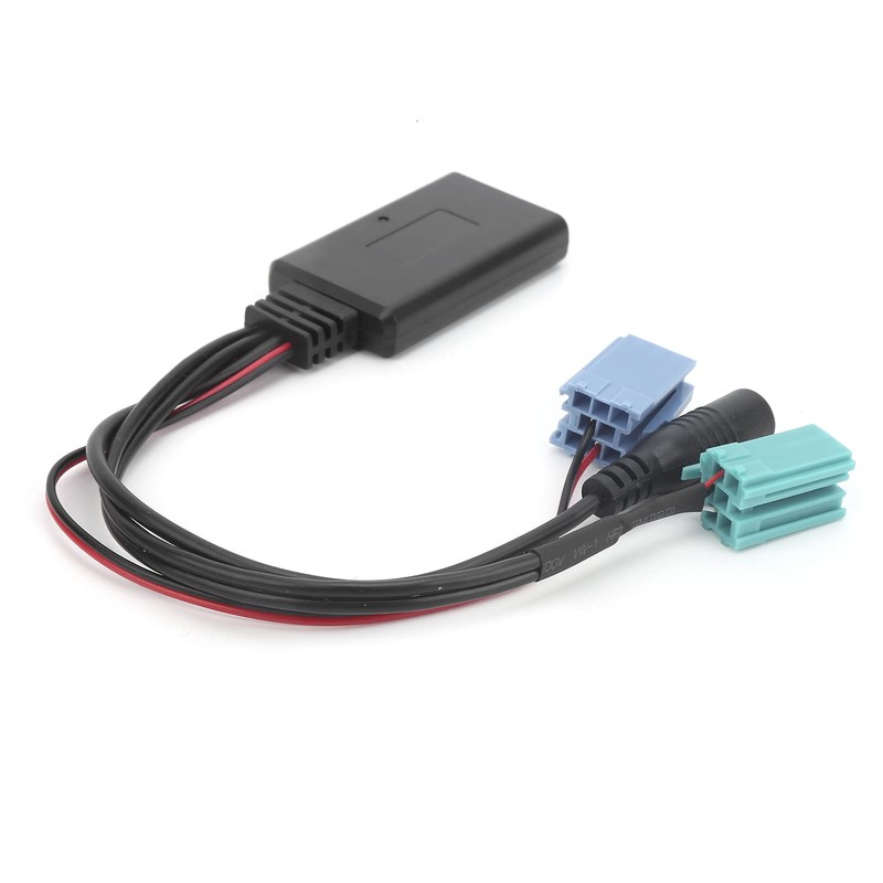 Akozon Bluetooth Car Kit 6-Pin AUX Adapter with Microphone Wiring