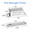 Onarway Magnetic Door Catch 15 lbs Pull Strong Magnet Cabinet