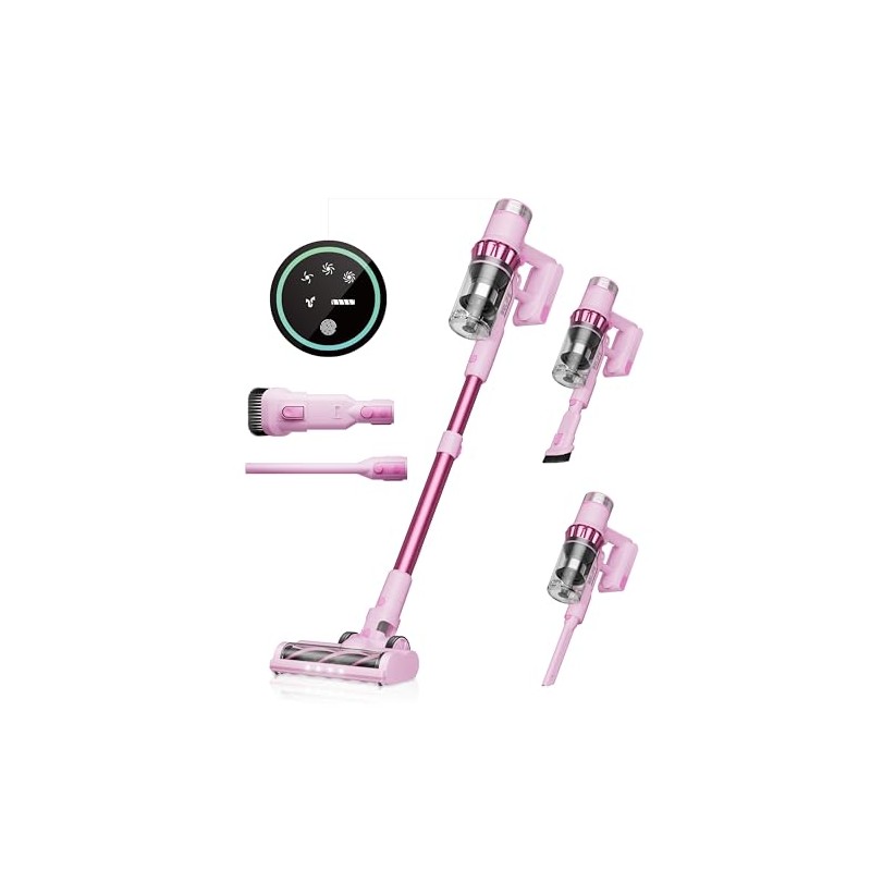 Belife Pink Adjustable Telescopic Rod, Only for Pink BVC11 Cordless