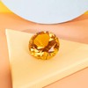 LONGWIN 60mm W Crystal Diamond Paperweight Ornament Home Decoration Amber