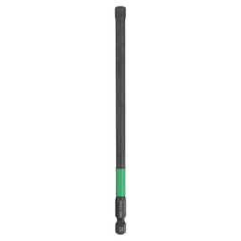 HARFINGTON H6 Flat Hex Head Screwdriver Bit 6mm Metric Tip 1/4" Hex Shank 150mm (6") Long Magnetic Hexagonal Screw Drill Bit Wrench Black Phosphate S2 Steel Power Driver Socket