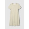 JAJU [JAJU] Soft Short Sleeve Pajama Dress_Light Beige