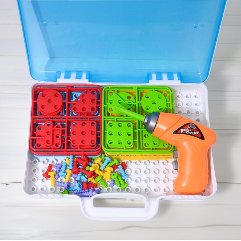 Drill & Build Toy STEM Set Creative Educational with Real
