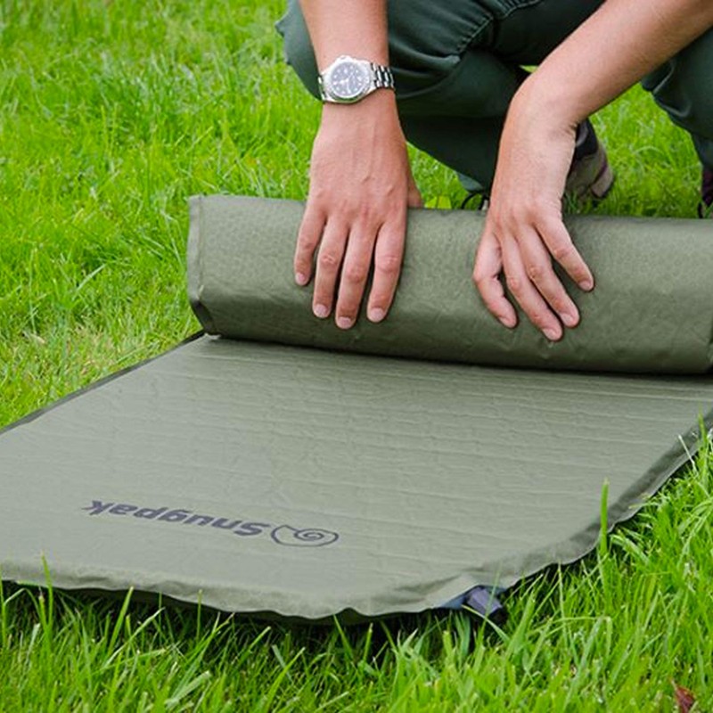 Snugpak 91910-OD Green Basecamp Ops Self-Inflating Camping Air Mat