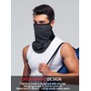 4 Pieces Face Gaiter Neck Covers with Ear Loops Bandana