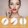 2 Pack Retractable Lip Brush for Lipstick Lip Gloss Double-Ended
