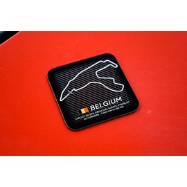 Generic Belgium Circuit de Spa-Francorchamps Coaster - Racing Grand Prix Tracks - Formula - Moto - GP - Mats - By Legacy Legends