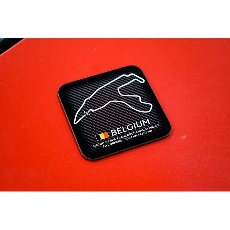 Generic Belgium Circuit de Spa-Francorchamps Coaster - Racing Grand Prix