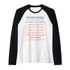 Funny Karate Judge Raglan Baseball Tee