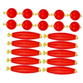 BESPORTBLE 20pcs Fishing Floats Premium Buoyancy Tools for Sea Lake and Stream Fishing Bright Colors for Easy Visibility for All Anglers