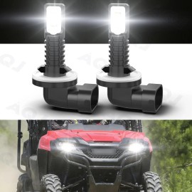 AQJ For Polaris RZR 800 EFI 2008 2009 2010 2x 881 LED Headlight Bulbs High Low Beam