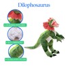 The Petting Zoo Dilophosaurus Dinosaur Stuffed Animal Plushie, Gift for