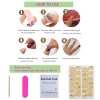 WEIXIWUYU 24pcs Strawberry Press on Nails - Almond 3 Fl