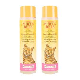 Burt's Bees for Cats Hypoallergenic Shampoo With Shea Butter & Honey | Moisturizing & Nourishing Cat Shampoo | Cruelty Free, Sulfate & Paraben Free, pH Balanced for Cats - Made in USA, 10 Oz - 2 Pack