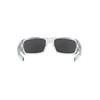 Oakley Men's OO9239 Crankshaft Rectangular Sunglasses, Polished Clear/Ice Iridium, 60