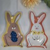 Room Essentials Set of 2 Bunny Rabbit Easter Figural Melamine