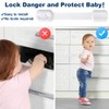 Socub 8 pack Child Safety Cabinets Strap Locks, Multi Use