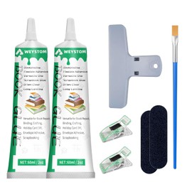 Book Glue - 120ml Clear & Flexible Bookbinding Adhesive, Strong for Book Repair and Binding, Perfect for Scrapbooking, Paper Crafts, DIY Projects, and Collages