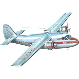 VALOM CV72167 British Percival P.50 Prince Twin Carrier G-AMLZ Machine Plastic Model 1/72